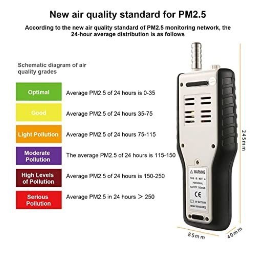 Air Particle Counter Ae 801 - Dimension (L*w*h): 245*85*40 Millimeter (Mm)