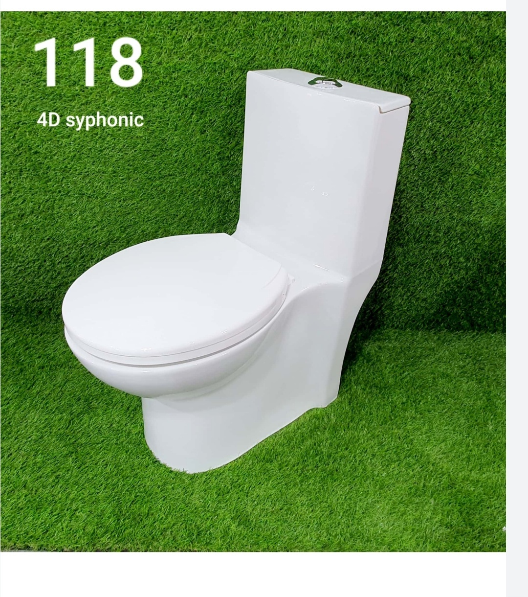 White Western Toilet