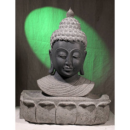 Grey Buddha Head