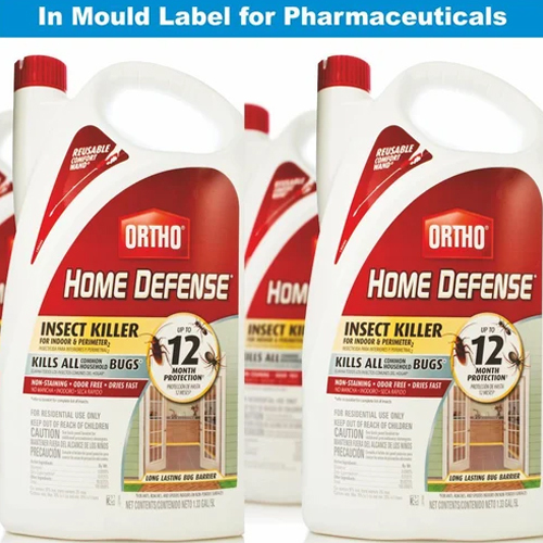 In Mould Labels To Print Plastic Products From Pharmaceuticals Industries - High-Quality Material, Single-Sided, Multicolored , Custom Shapes and Sizes