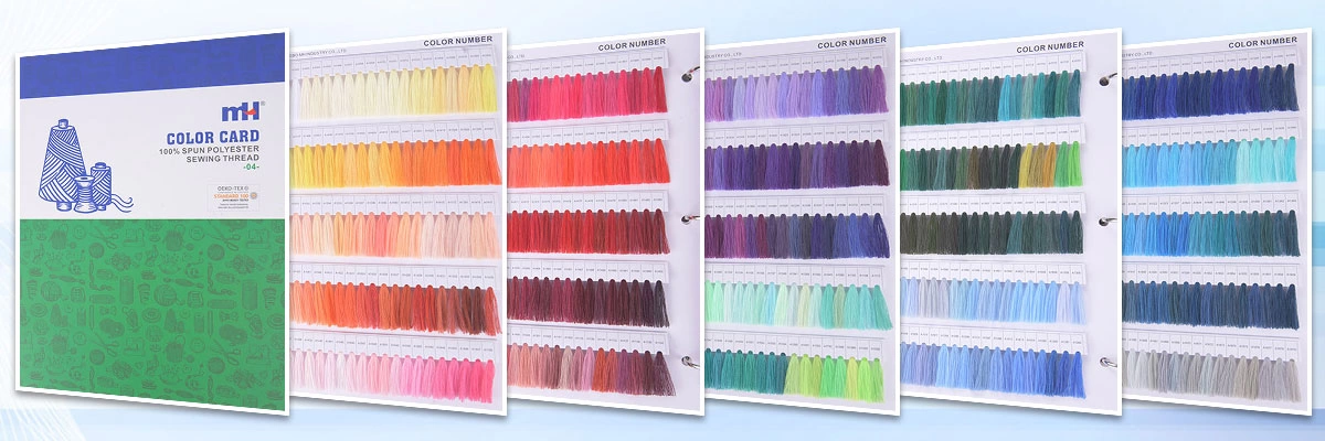 Spun Polyester Sewing Thread - 60s/3, 100% Eco-friendly, 800 Dye Colors With Anti-piling And Low Shrinkage