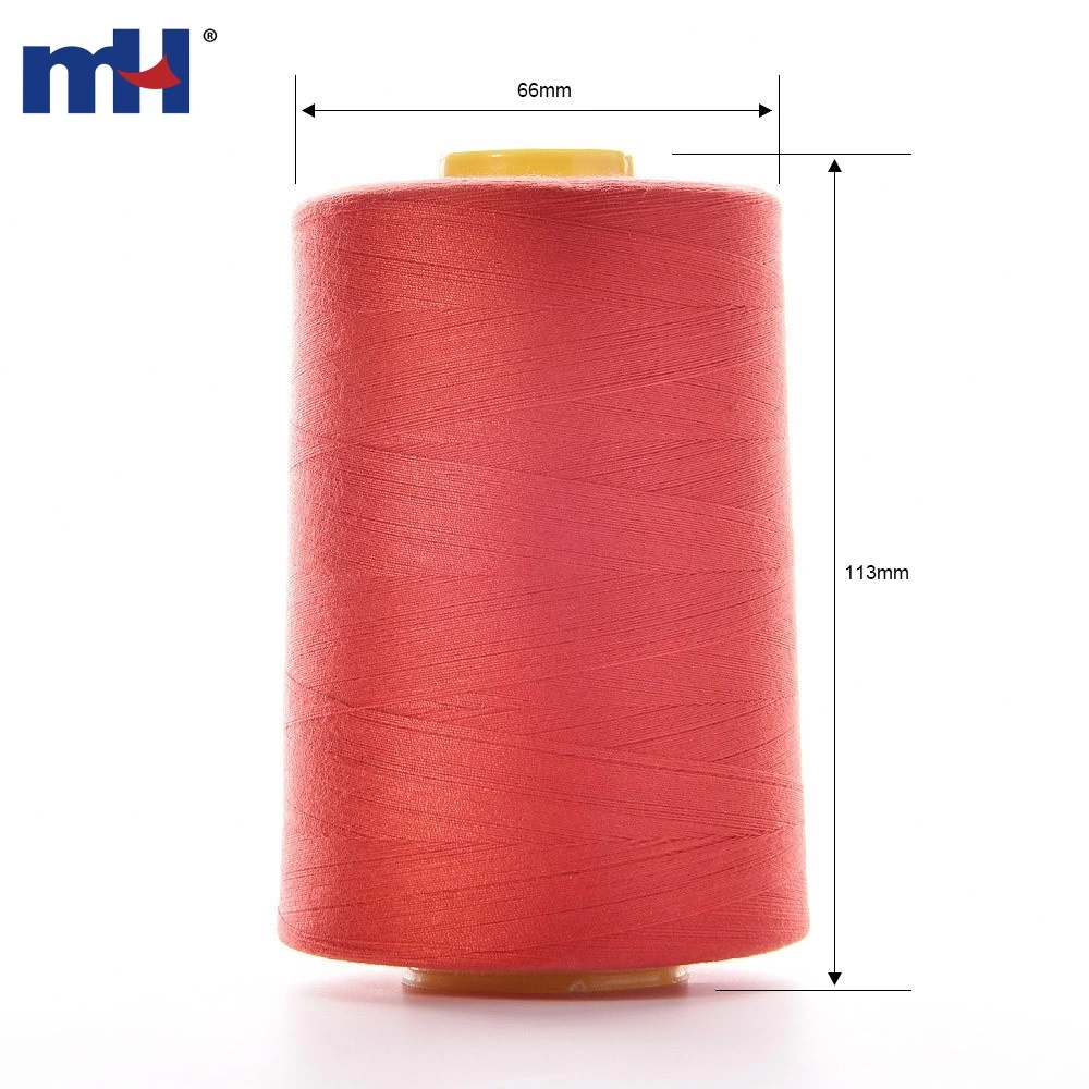 Anti-piling 40s/3 Thread Spun Polyester Sewing Thread For Industrial Sewing Machine