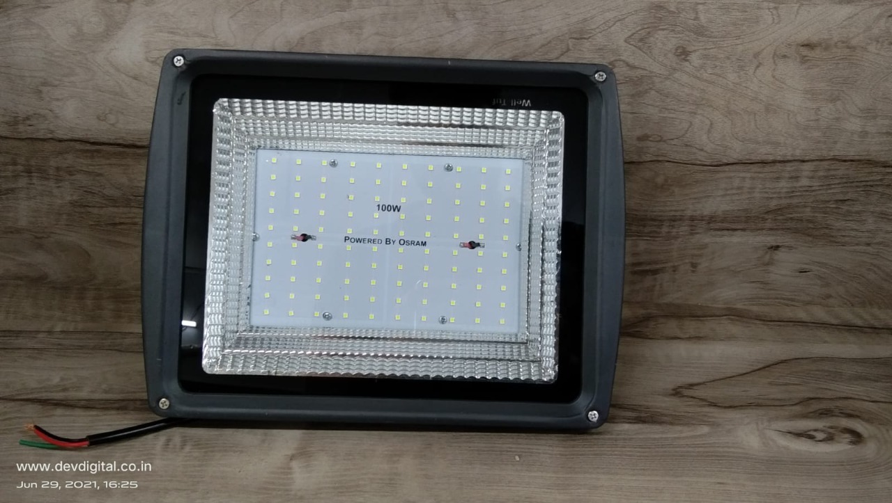 Led Flood Light - 100w Aluminum | Ip66 Protection, 13000 Lm/w Brightness, Cool White 3000-6500 K, Isolated Driver, 50000hrs Lifetime