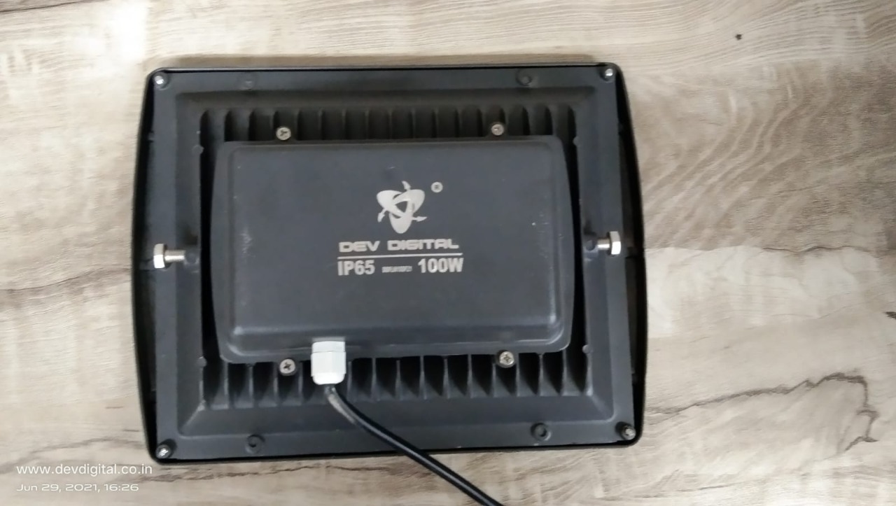 Led Flood Light - 100w Aluminum | Ip66 Protection, 13000 Lm/w Brightness, Cool White 3000-6500 K, Isolated Driver, 50000hrs Lifetime