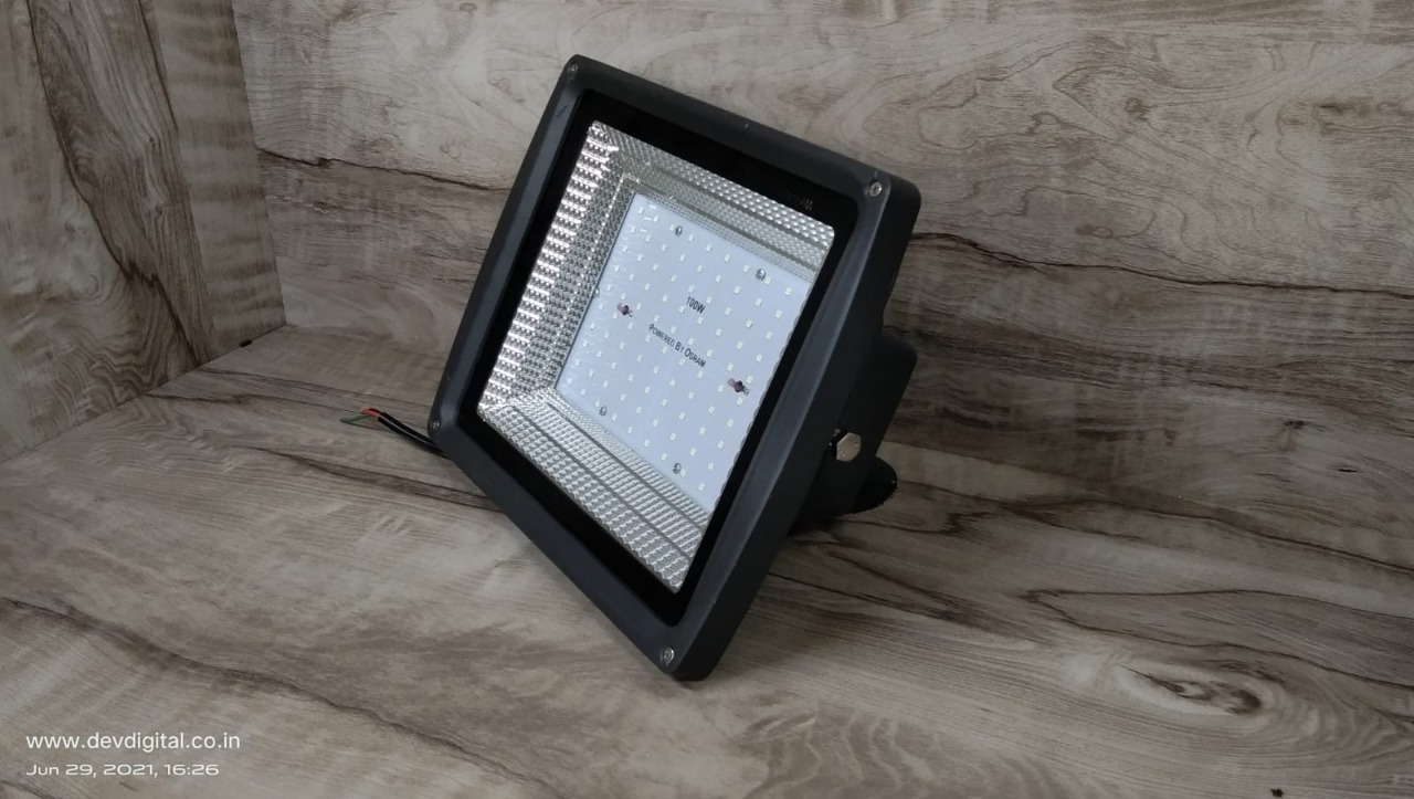 Led Flood Light - 100w Aluminum | Ip66 Protection, 13000 Lm/w Brightness, Cool White 3000-6500 K, Isolated Driver, 50000hrs Lifetime
