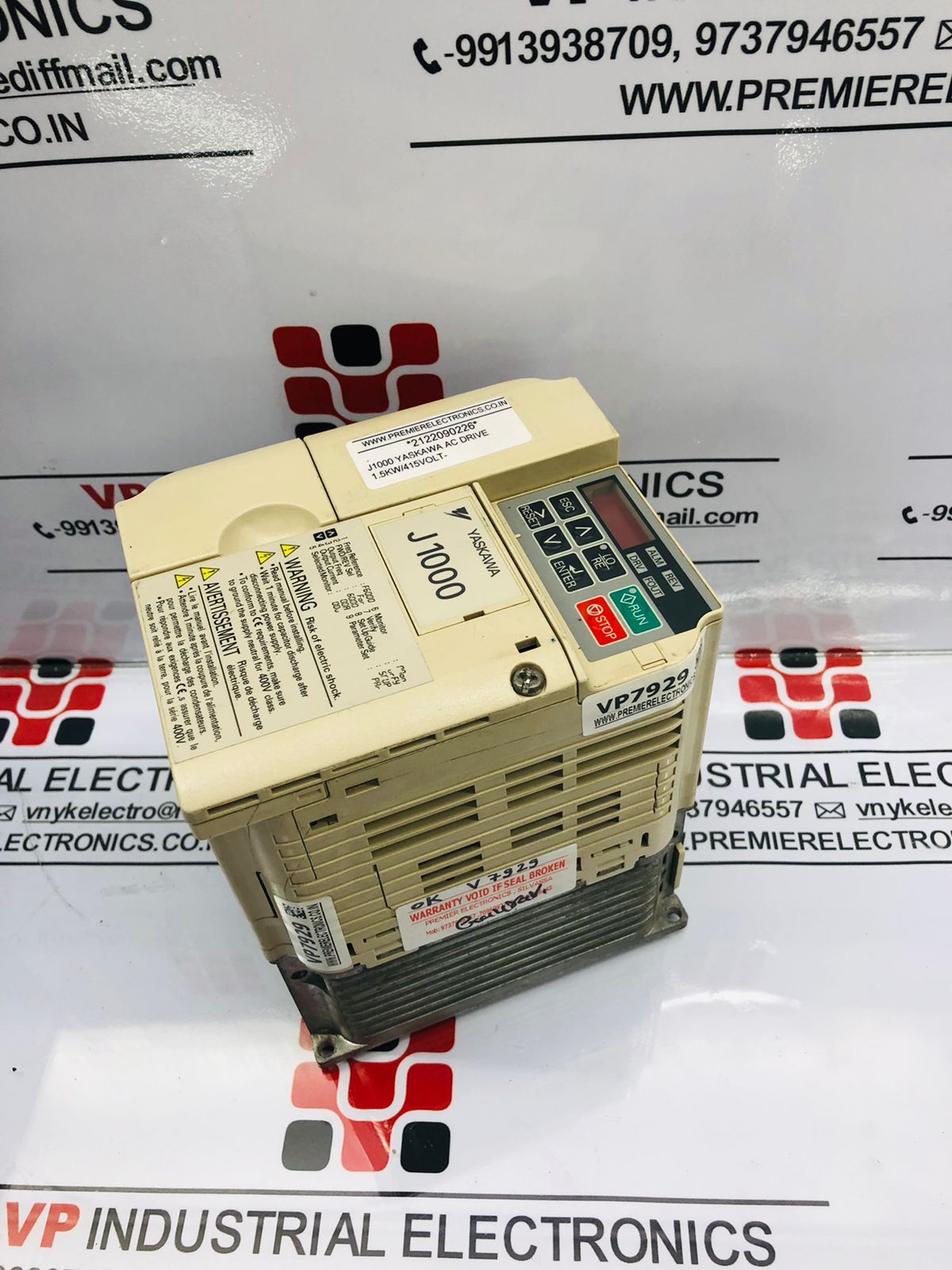 Yaskawa J1000 Ac Drive 1.5kw 415v - Application: Industrial