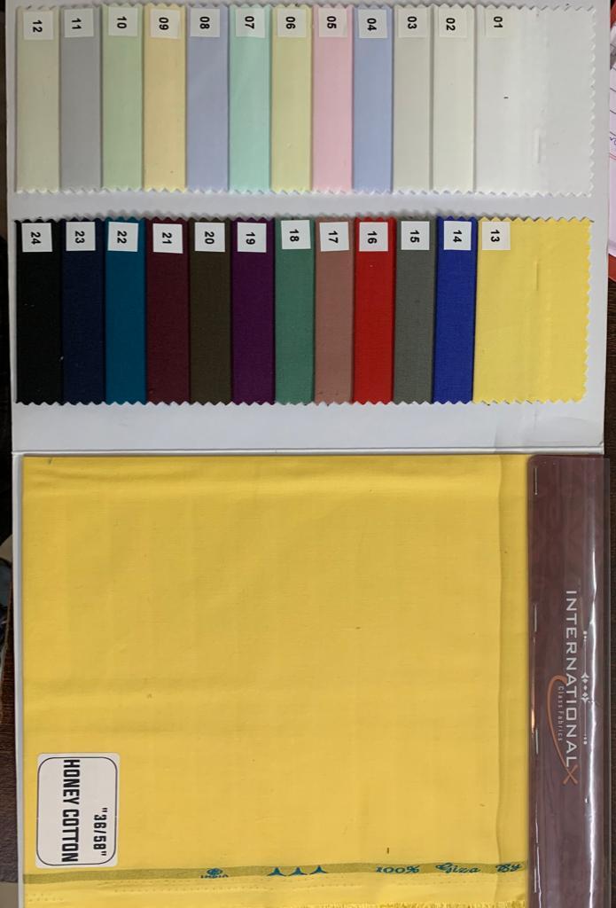 Honey Cotton Fabric - 100% Cotton, All Colors Available | Suitable For All Seasons, Versatile Fabric For Various Applications