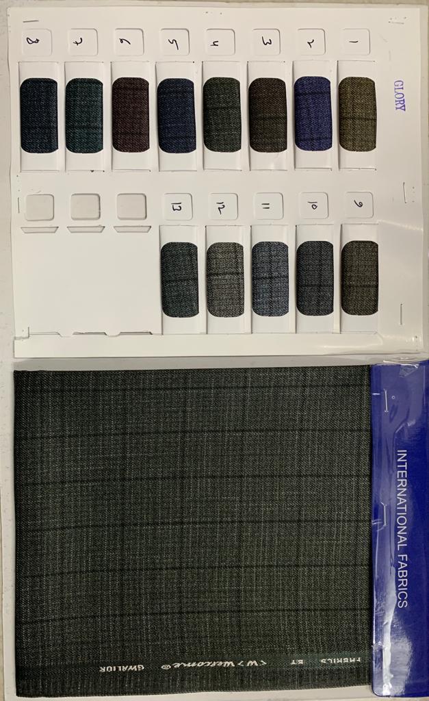 Glory Suiting Fabric - Polyester Material, Washable Design | Available In All Colors For Personal Use