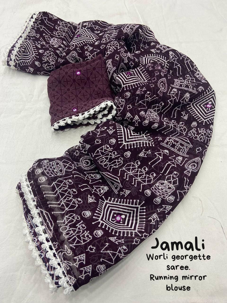 Georgette Printed Saree