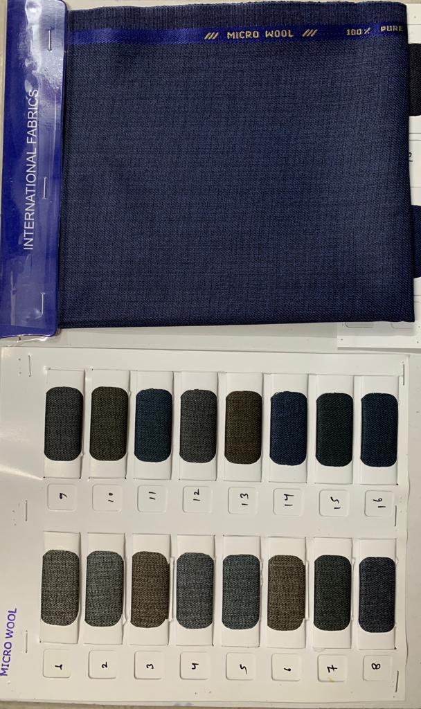 Washable Micro Wool Suiting Fabric