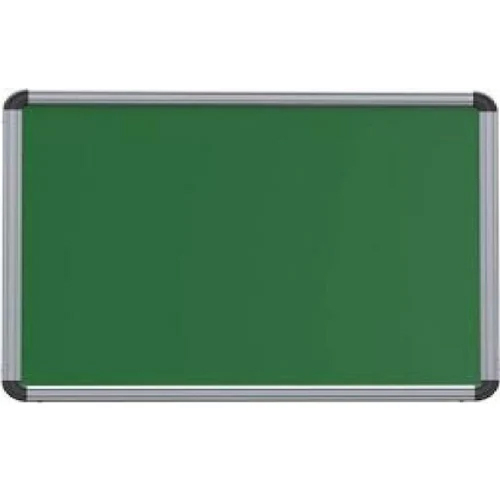 Green Writing Board - Aluminium Frame, 8x4 Foot, Rectangular Design | Plain Style For School Use