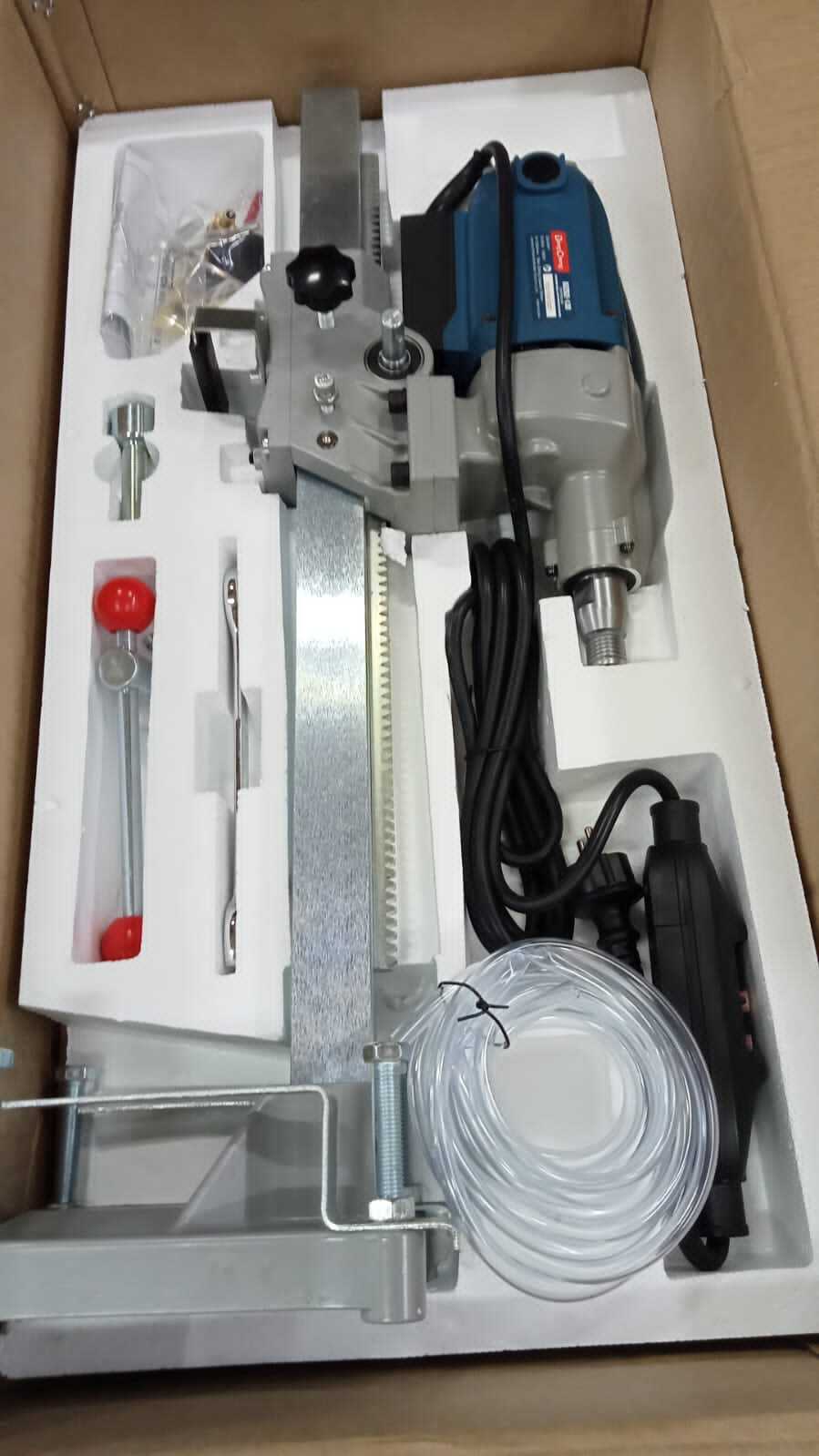Electric Core Drill - 2800w Power, 840rpm No-load Speed | Compact Design, Automatic Operation, Friction Clutch, Overload Protection, High-strength Gear, Max Bit Diameter 200mm