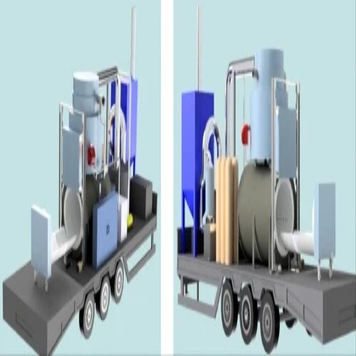 Steel Mobile Waste Incinerator