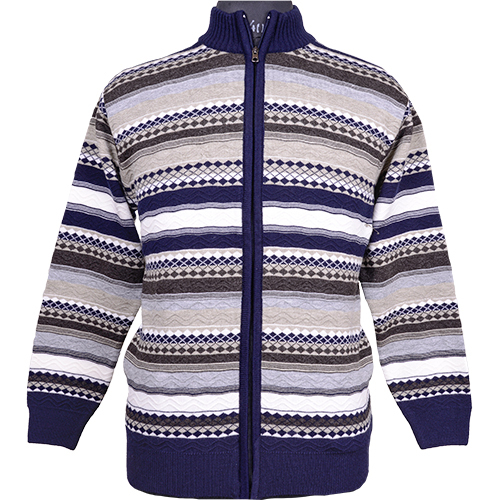 Mens Woolen Zipper Pullover