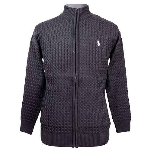Mens Woolen Zipper Pullover