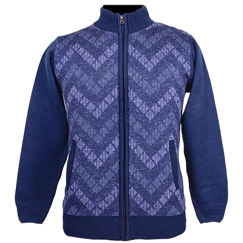 Mens Woolen Zipper Pullover