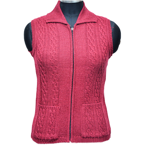 Woolen Sleeveless Coat