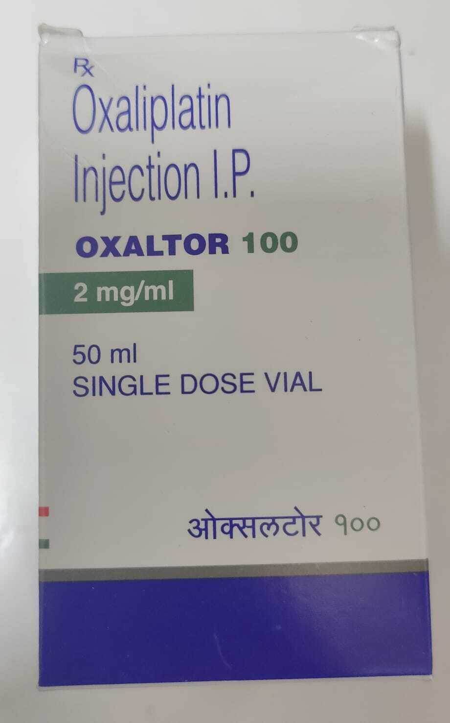 Oxaltor 100mg Infusion - Cancer Treatment Medication, Iv Administration For Colon And Rectal Cancer With Potential Side Effects To Monitor