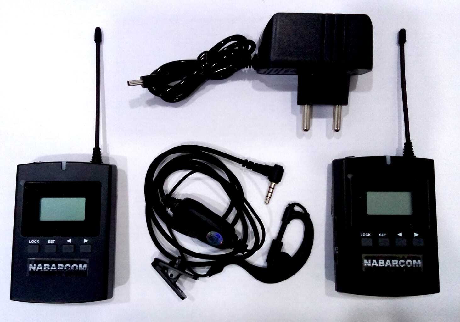 Tour Guide System - Plastic, 83mm X 58mm X 18mm | Limitless Wireless Receivers, Two-way Communication, Crystal Clear Sound Transmission, Advanced Microchips, 250 Meters Range, High-capacity Rechargeable Battery, 23 Independent Channels, Easy Multi-port Charger
