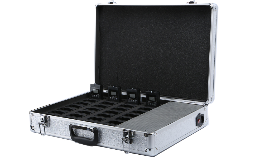 Tour Guide System - Plastic, 83mm X 58mm X 18mm | Limitless Wireless Receivers, Two-way Communication, Crystal Clear Sound Transmission, Advanced Microchips, 250 Meters Range, High-capacity Rechargeable Battery, 23 Independent Channels, Easy Multi-port Charger