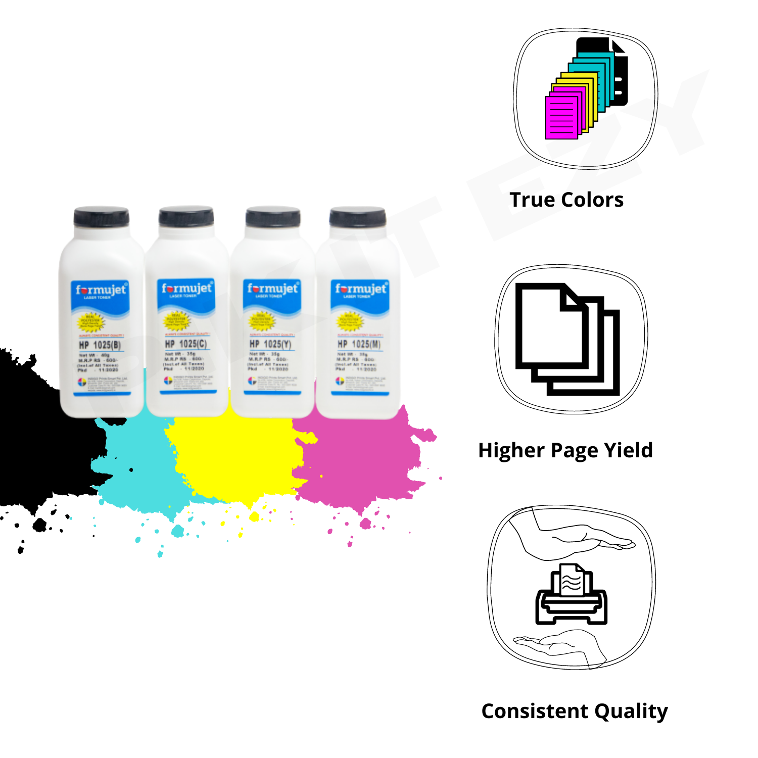 Formujet 1025 Color Toner Powder For Use In: Printer