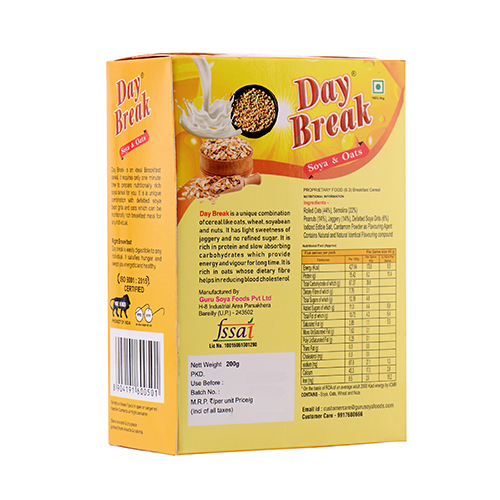 Day Break Soya And Oats Packaging: Box