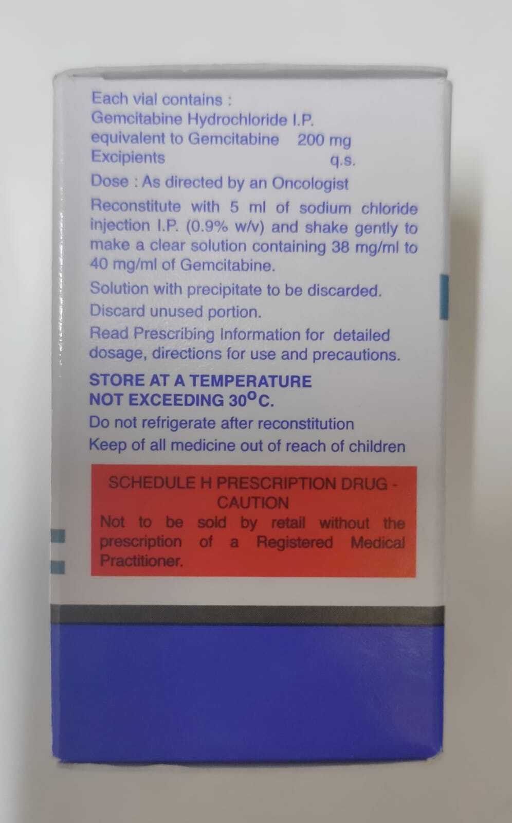 Gemitrate 200 Mg Shelf Life: 3 Years