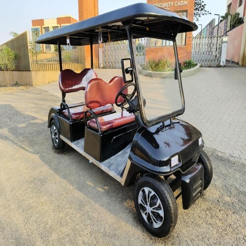 4 Seater E Golf Cart - Color: Black