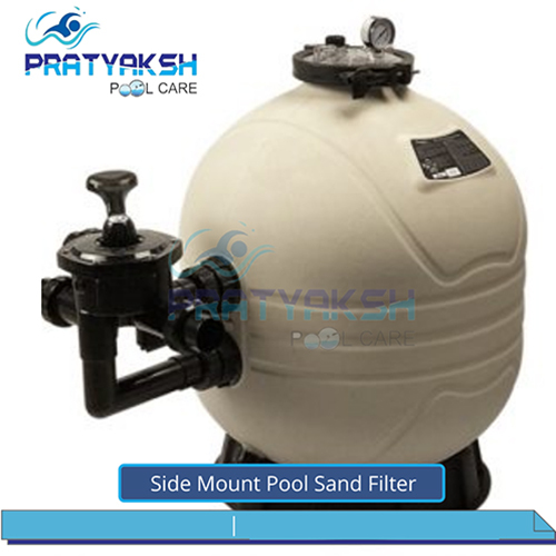 Sand Filter For Swimming Pool - Color: White