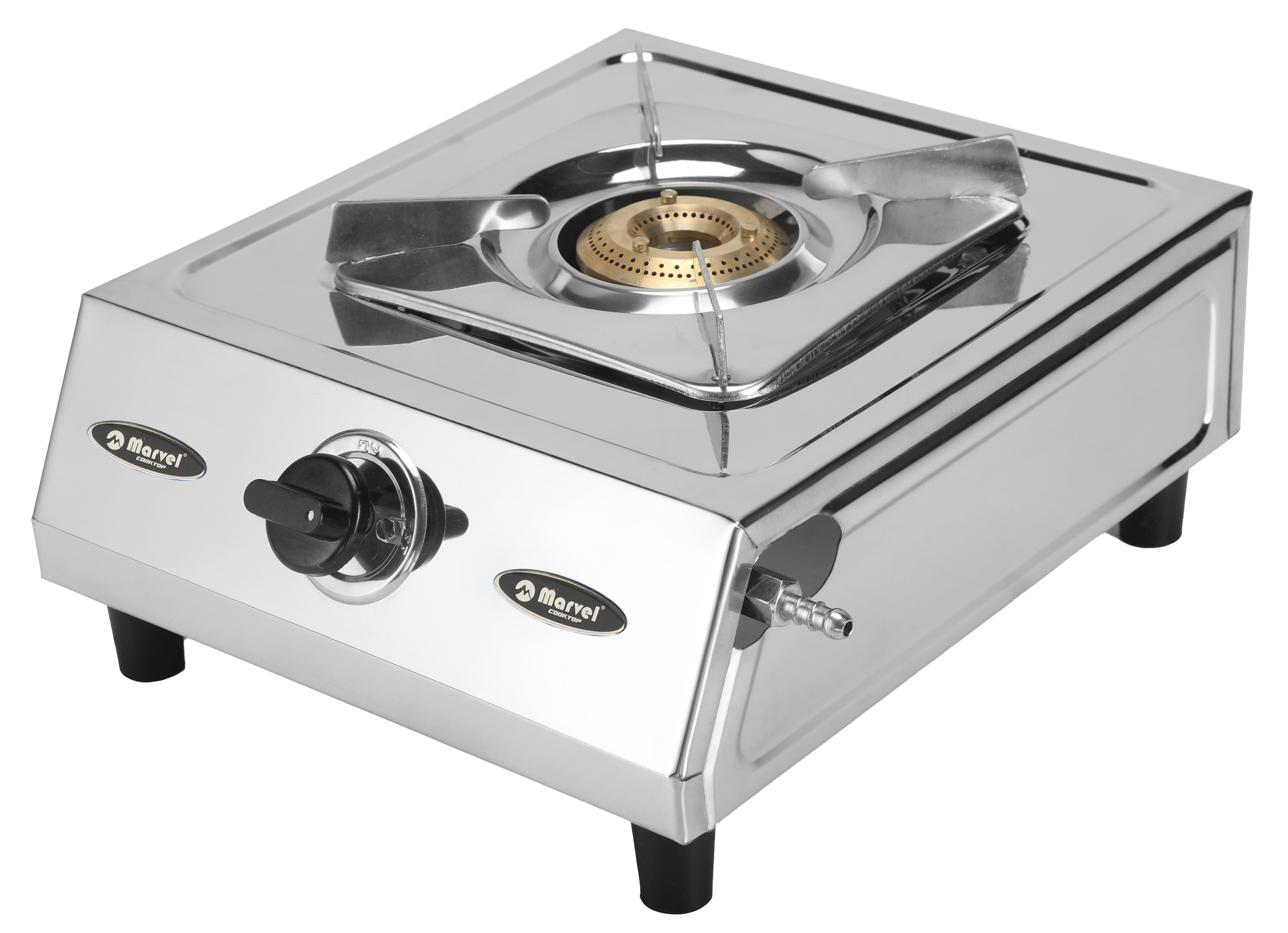 Manual Single Burner Butterfly (800gm) Pixy S.s. Pan Support Ci. Top
