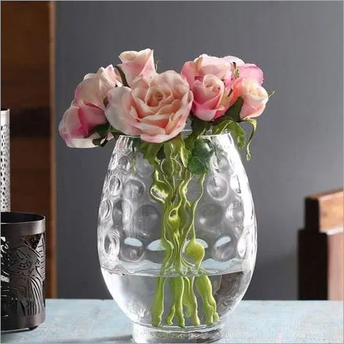 क्रिस्टल ग्लास फ्लावर वासेस