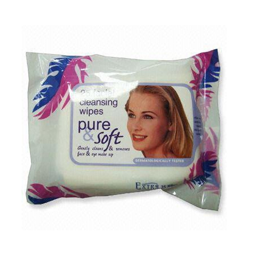 25pcs Disposable Ladies Deep Cleansing Wipes No Minimum Moq Free Samples Age Group: Adults