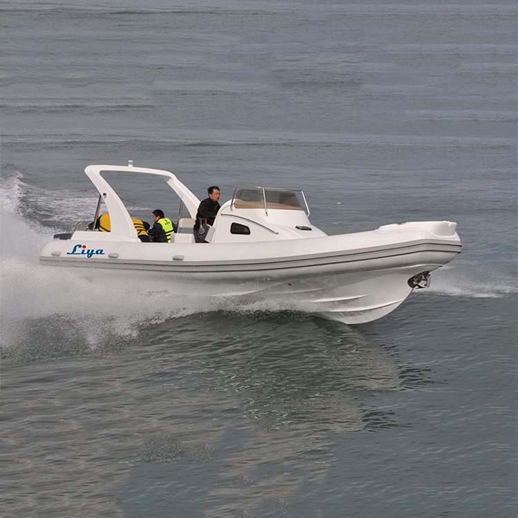 Liya 27ft Inflatable Cabin Boat With Out Motor For Sale Capacity: 1700 Kg/hr