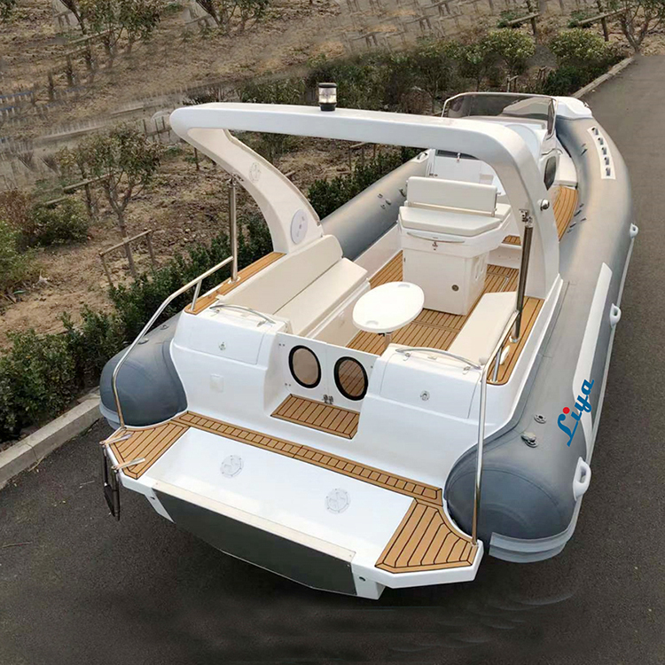 Liya 27ft Inflatable Cabin Boat With Out Motor For Sale Capacity: 1700 Kg/hr