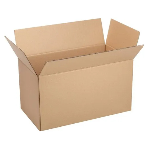 5 Ply Corrugated Box - Customized Size, Brown Color | Rectangular Shape, Paper Material, Logo and Style Options Available
