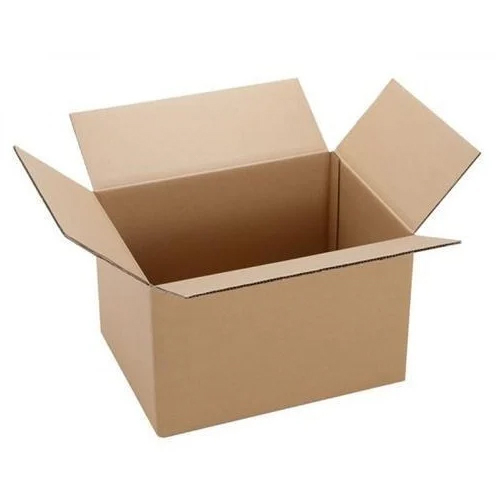 Corrugated Boxes - Customized Brown Kraft Paper , Rectangular Shape, Tailored Size, Personalized Logo and Design