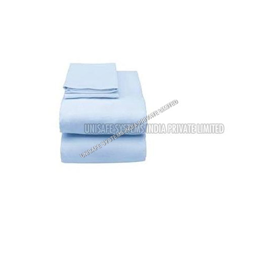 Disposable Hospital Bed Sheet - Cotton Material, Various Sizes Available - Blue Color for Enhanced Patient Comfort