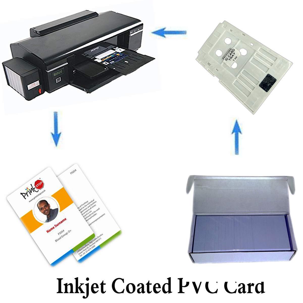 Formujet Inkjet Id Cards 230 Pack - Compatible With Epson L800 / L805 / L810 / L850 / T60 / T50, 9x6 Cm Size, Double-sided Printing