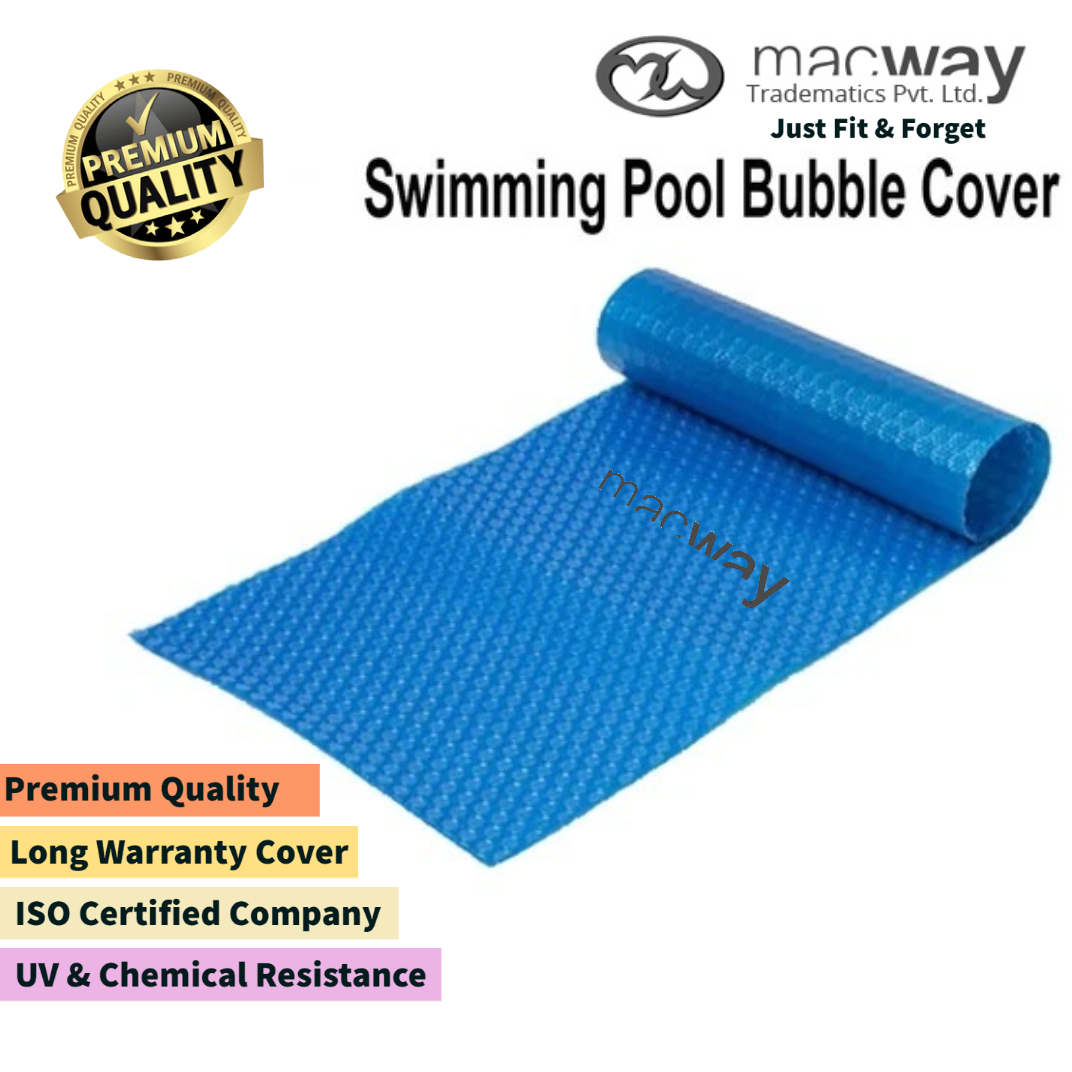 Thermal Pool Cover - Ldpe/pvc, Customized Size And Shape, Blue Bubble Pattern 8-12mm Diameter | Uv & Chemical Resistant, Heavy Duty, Durable, Waterproof