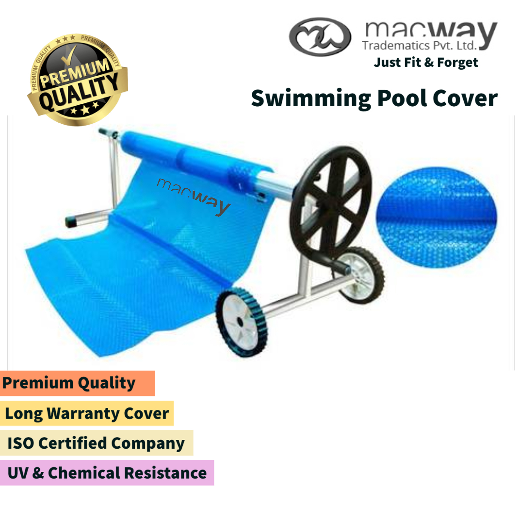 Swimming Pool Bubble Cover - Customized Shape, Blue Color | Durable Design For Optimal Pool Protection