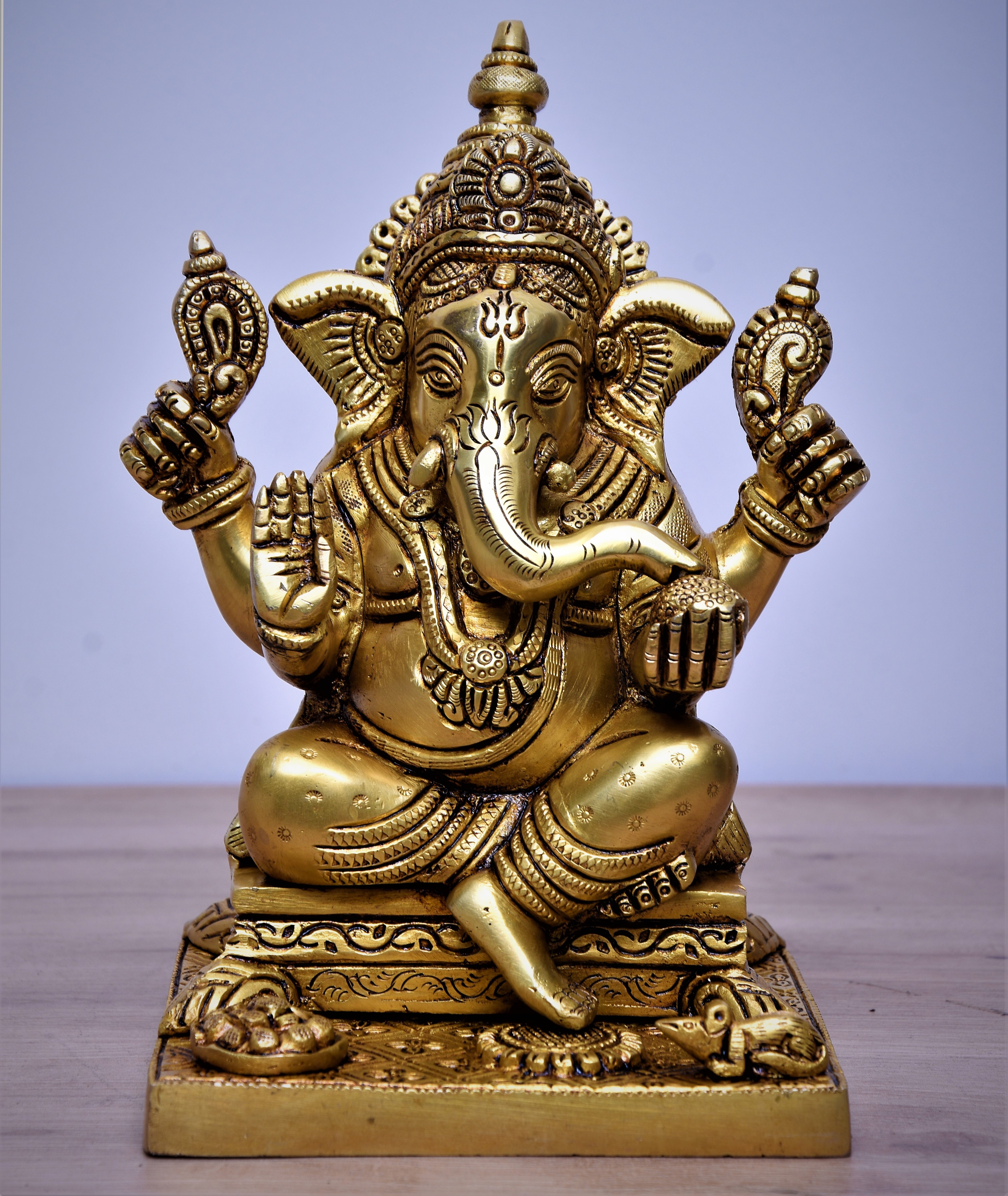 Double Choki Ganesh Ji - Finishing: Polishing