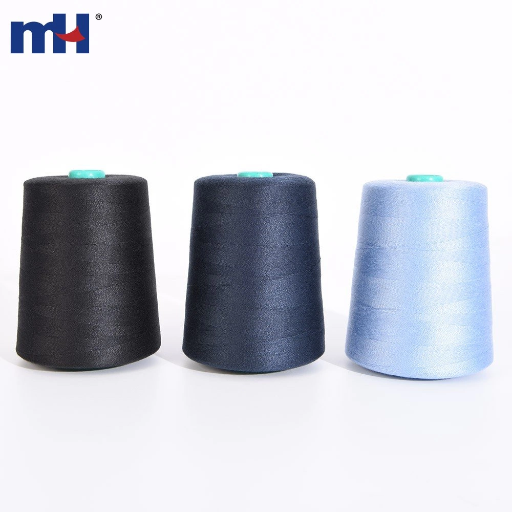 Overlocking Polyester Thread For Industrial Sewing Machine 40/2 100% Spun Polyester Sewing Thread