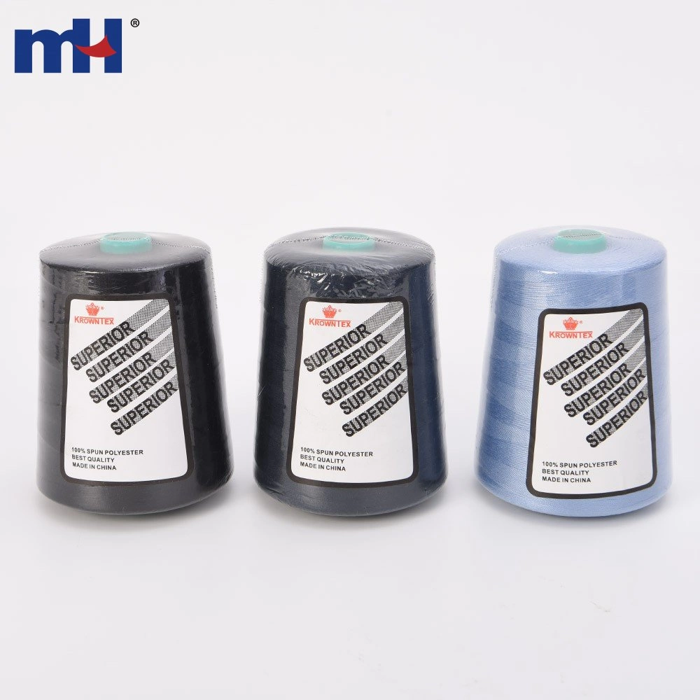 Overlocking Polyester Thread For Industrial Sewing Machine 40/2 100% Spun Polyester Sewing Thread