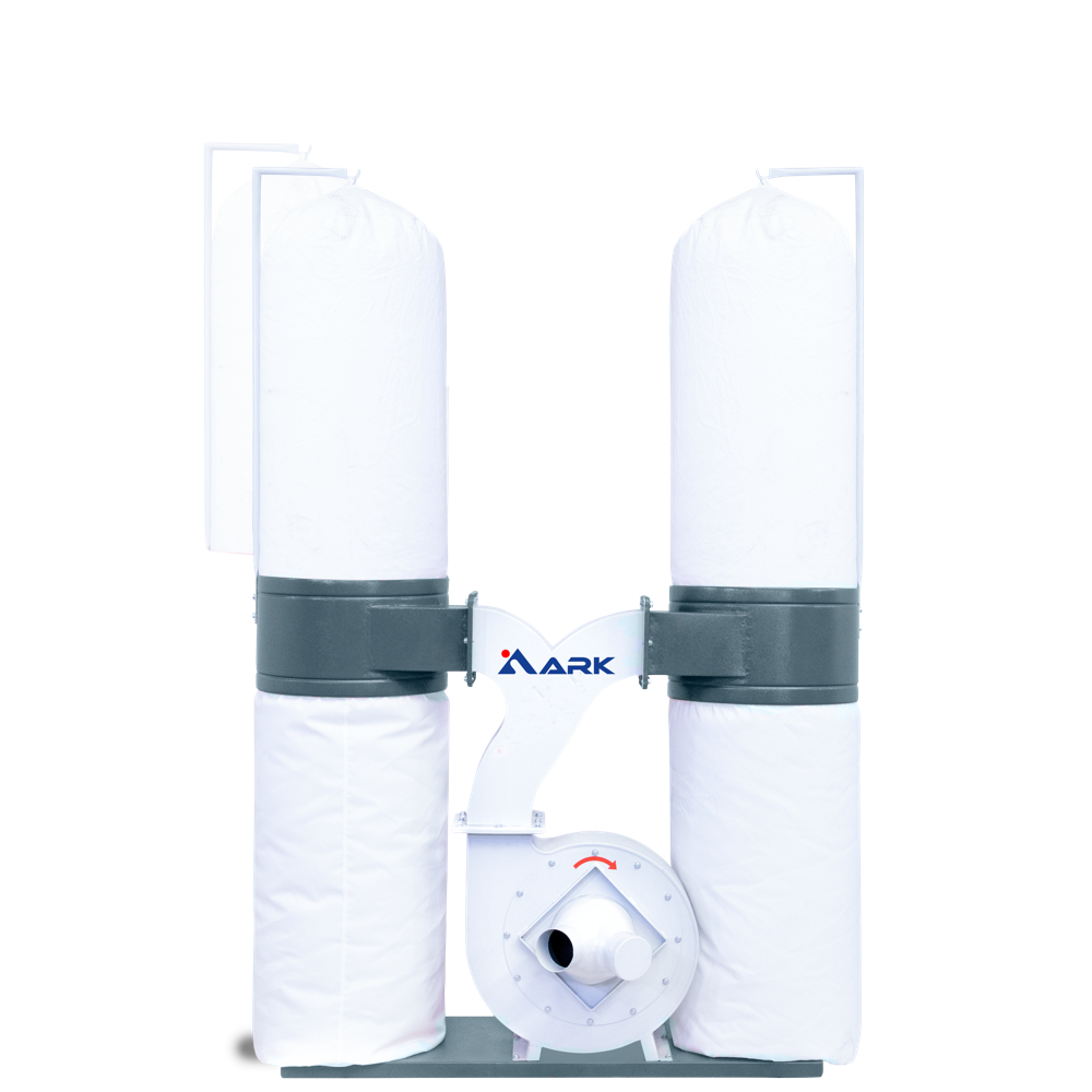 स्टेनलेस स्टील Dc-3-2B डबल बैग डस्ट कलेक्टर