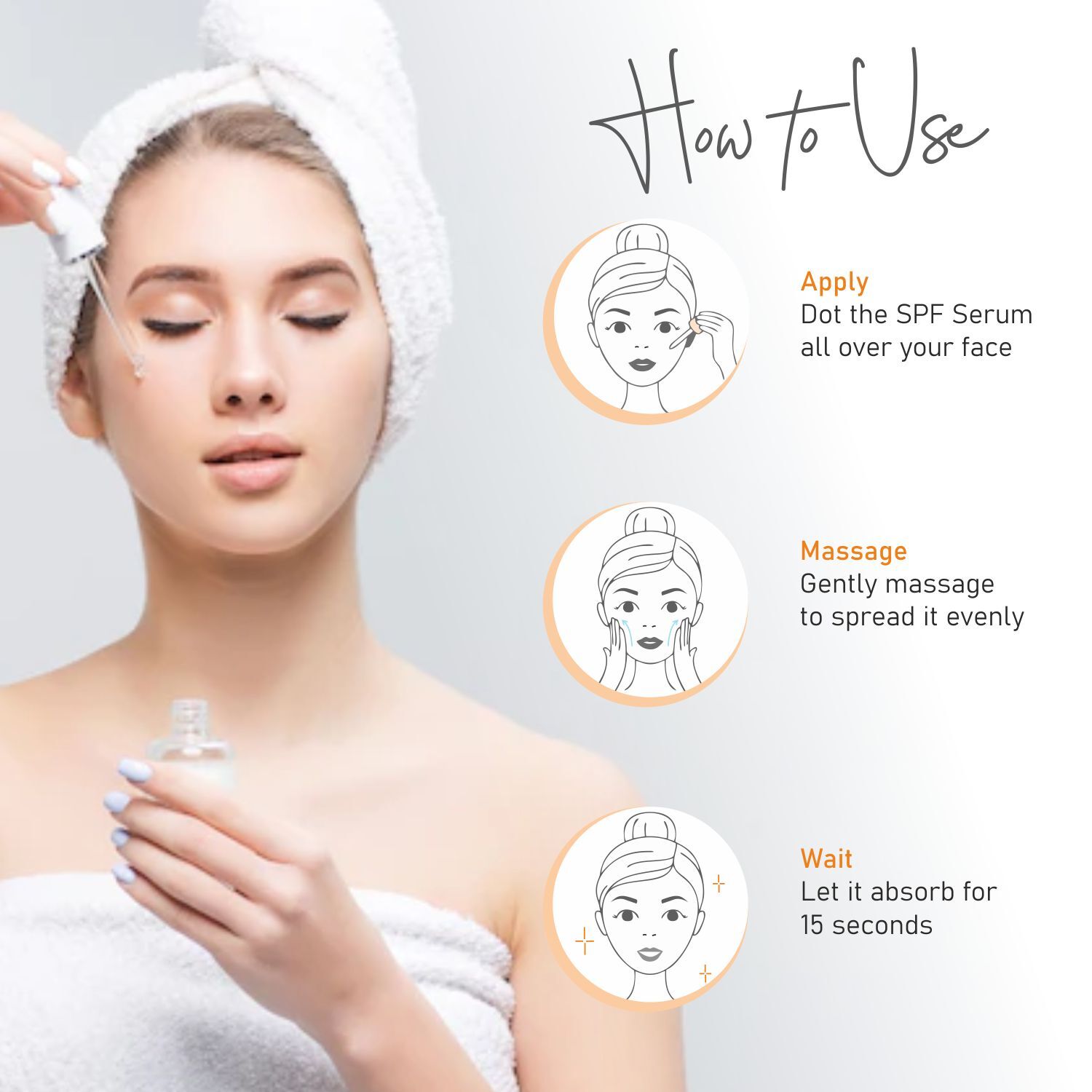 Spf Face Serum 30ml. - Color: White
