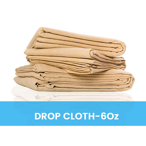 6 Oz Drop Cloth - Cotton, 6x9 Inch, 9x12 Inch, 4x12 Inch | Lightweight, Washable, High Strength, Brown Plain Twill for Curtains & DIY
