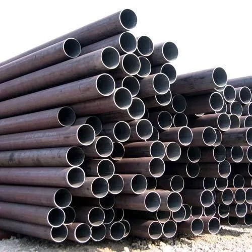 Mild Steel Seamless Pipes Tubes - Mild Steel, Customized Lengths (3m to 24m), Color Black, Square/Round/Rectangular Shapes | Industrial Grade, For Sugar and Chemical Plants