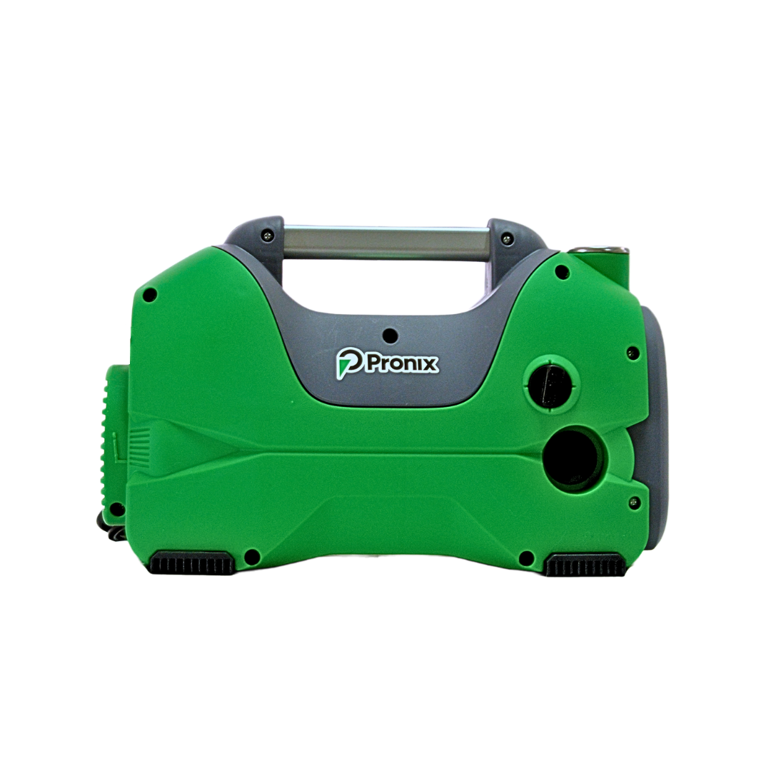 Green Pronix Portable Pressure Car Washer With 1 Year Warranty Less Water Usage 1800w Pnx100