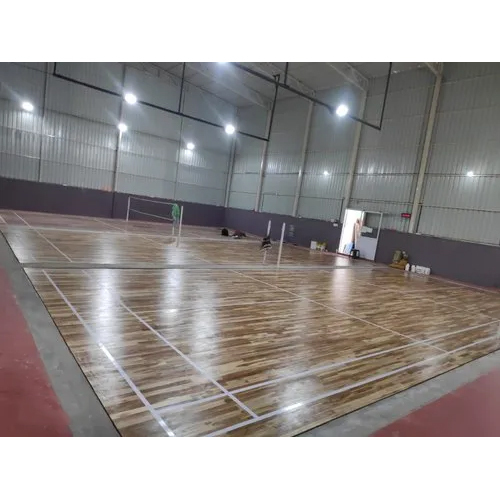 Brown Indoor Sports Badminton Court Flooring