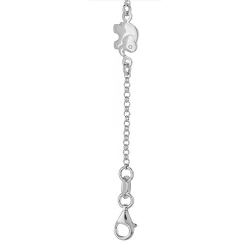Playful Dolphin Silver Anklet Size: Customized